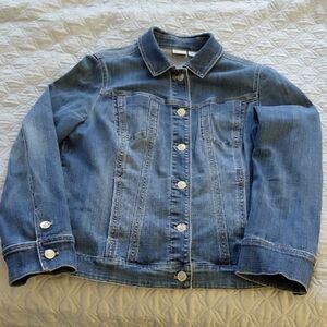 Chico's Blue Denim Jean Jacket